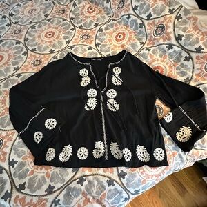 Embroidered Zara blouse
